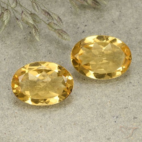 8.96ctw Natural Dourado Médio-claro Citrino, oval, VVS-VS