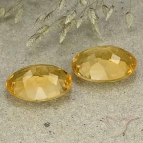 Pedras preciosas de Citrino Laranja Dourada natural de 10.84 ct, oval, VVS-VS