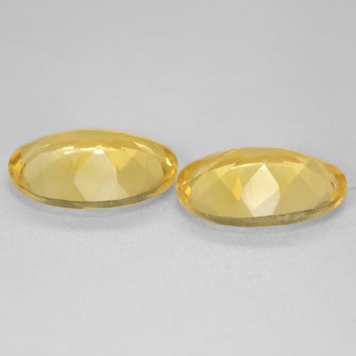 Pedras preciosas de Citrino Laranja Dourada natural de 9.12 ct, oval, VVS-VS