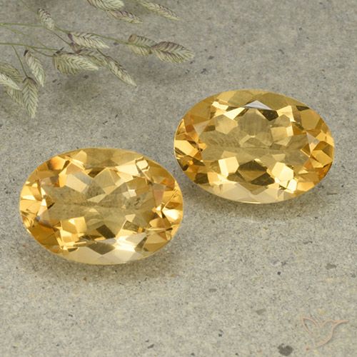 Pedras preciosas de Citrino Laranja Dourada natural de 9.79 ct, Corte Oval, VVS-VS