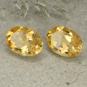 Pedras preciosas de Citrino Laranja Dourada natural de 9.79 ct, Corte Oval, VVS-VS