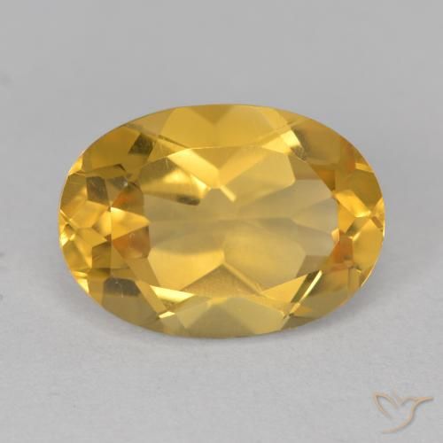 5.52ct Natural Dourado médio Citrino, oval, VVS-VS