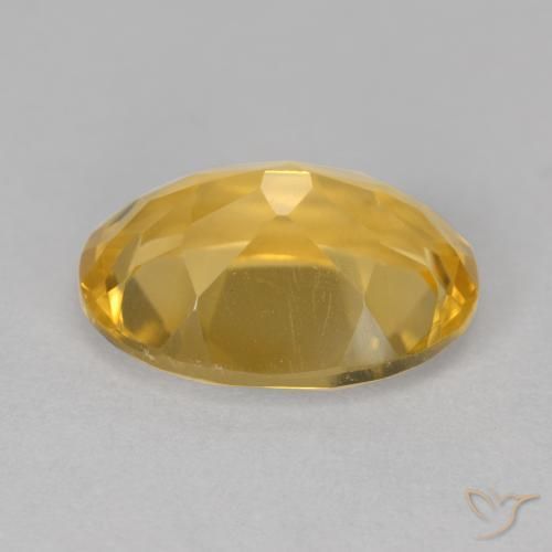 Citrino Dourado médio Natural 5.52ct, oval, VVS-VS