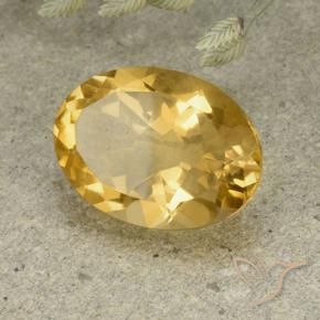 Citrino Laranja Dourada Natural 5.08ct, oval, VVS-VS