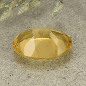 Citrino Laranja Dourada Natural 5.08ct, oval, VVS-VS