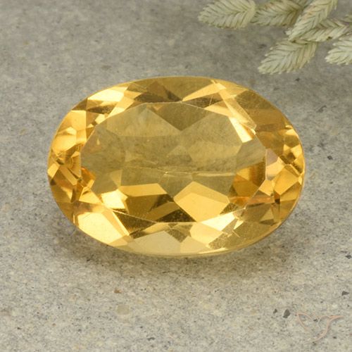 5.60ct Natural Dourado Médio-claro Citrino, oval, VVS-VS