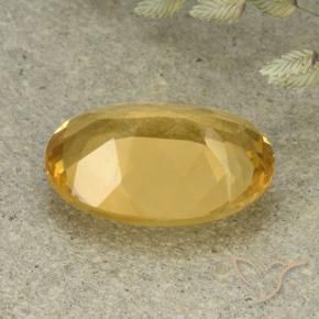 Citrino Laranja Dourada Natural 4.56ct, oval, VVS-VS