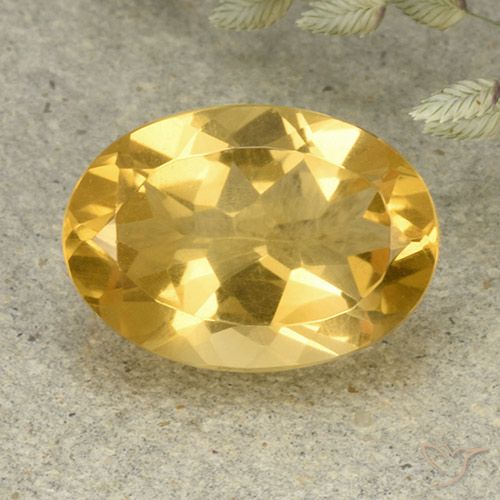 5.31ct Natural Dourado médio Citrino, oval, VVS-VS