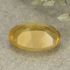 Citrino Dourado médio Natural 5.31ct, oval, VVS-VS