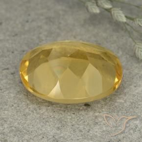 Citrino Laranja Dourada Natural 5.38ct, oval, VVS-VS
