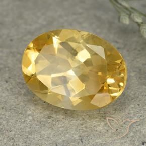 Citrino Laranja Dourada Natural 5.42ct, oval, VVS-VS