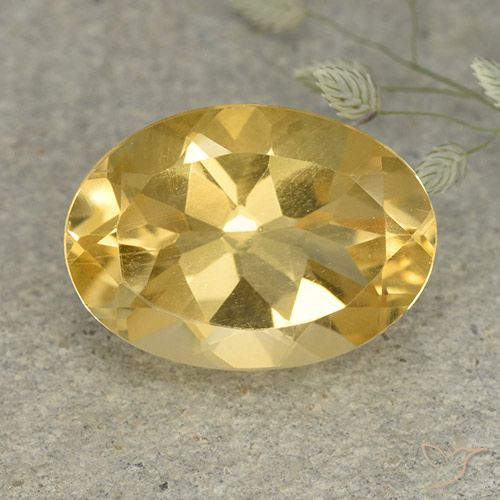 5.81ct Natural Dourado médio Citrino, oval, VVS-VS