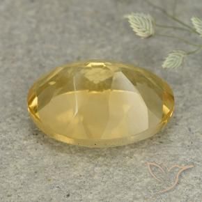 Citrino Dourado médio Natural 5.81ct, oval, VVS-VS