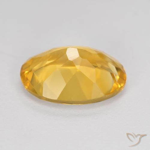 Citrino Dourado Escuro Natural 5.14ct, oval, VVS-VS