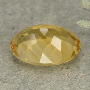 Citrino Laranja Dourada Natural 5.71ct, oval, VVS-VS