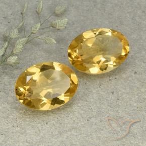 Pedras preciosas de Citrino Laranja Dourada natural de 9.19 ct, oval, VVS-VS