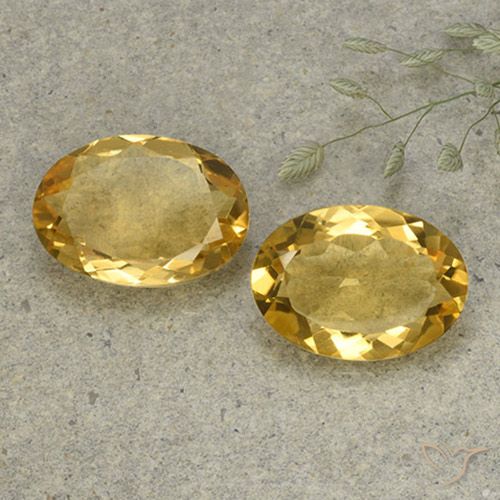 8.82ctw Natural Laranja Dourada Citrino, oval, VVS-VS