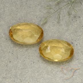 Pedras preciosas de Citrino Laranja Dourada natural de 8.82 ct, oval, VVS-VS