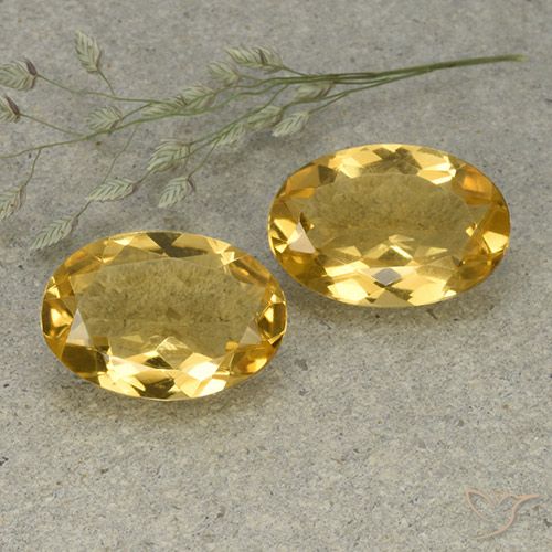 8.36ctw Natural Laranja Dourada Citrino, oval, VVS-VS