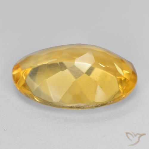 Citrino Dourado médio Natural 4.76ct, oval, VVS-VS