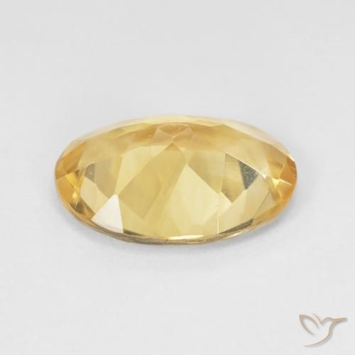 Citrino Medium Light-Golden Natural 4.28ct, oval, VVS-VS
