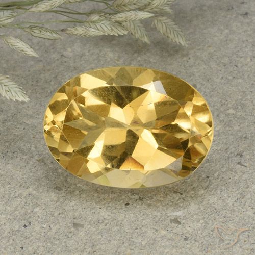 5.82ct Natural Laranja Dourada Citrino, oval, VVS-VS