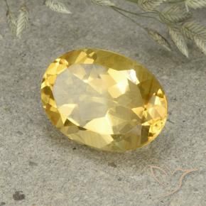 Citrino Laranja Dourada Natural 5.10ct, oval, VVS-VS