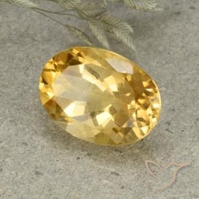 Citrino Laranja Dourada Natural 5.60ct, oval, VVS-VS