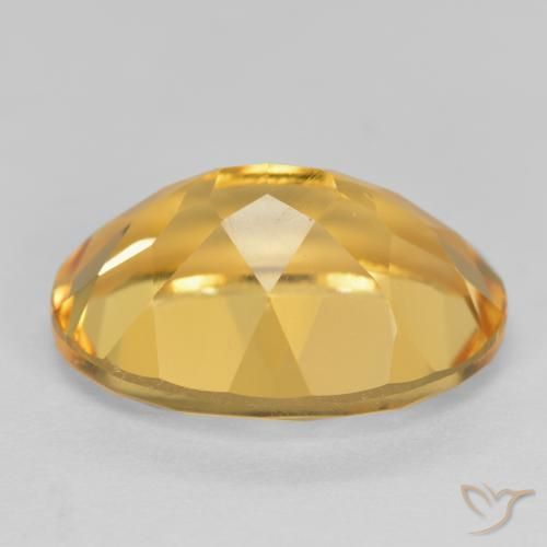 Citrino Dourado Médio-escuro Natural 5.47ct, oval, VVS-VS
