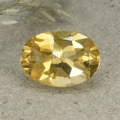 4.84ct Natural Laranja Dourada Citrino, oval, VVS-VS