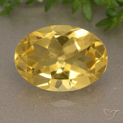 5.65ct Natural Dourado médio Citrino, oval, VVS-VS