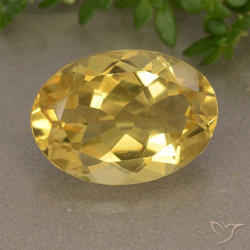 5.35ct Natural Dourado médio Citrino, oval, VVS-VS