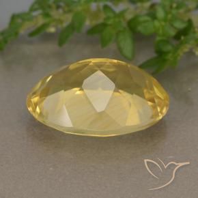 Citrino Dourado médio Natural 5.35ct, oval, VVS-VS