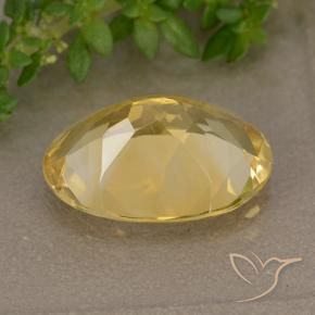 Citrino Dourado médio Natural 4.72ct, oval, VVS-VS