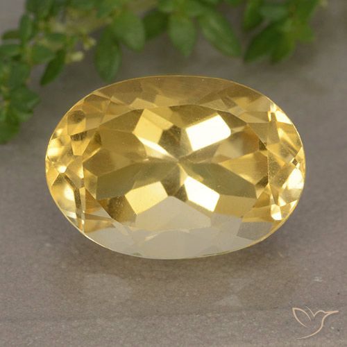 6.32ct Natural Laranja Dourada Citrino, oval, VVS-VS