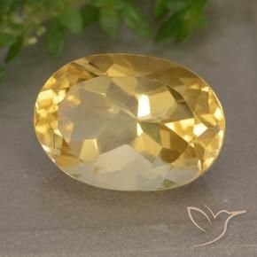 Citrino Laranja Dourada Natural 6.32ct, oval, VVS-VS