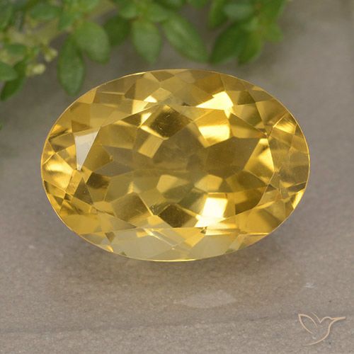 5.95ct Natural Dourado médio Citrino, oval, VVS-VS