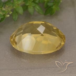 Citrino Dourado médio Natural 5.95ct, oval, VVS-VS