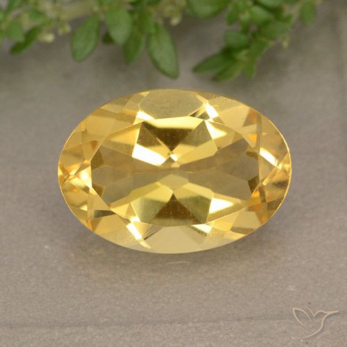 4.97ct Natural ouro médio Citrino, oval, VVS-VS