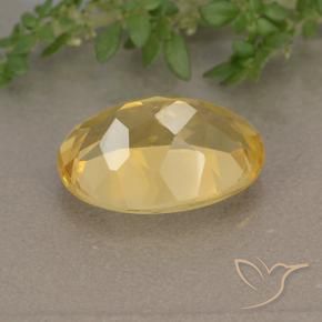 Citrino Laranja Dourado Profundo Natural 5.38ct, oval, VVS-VS