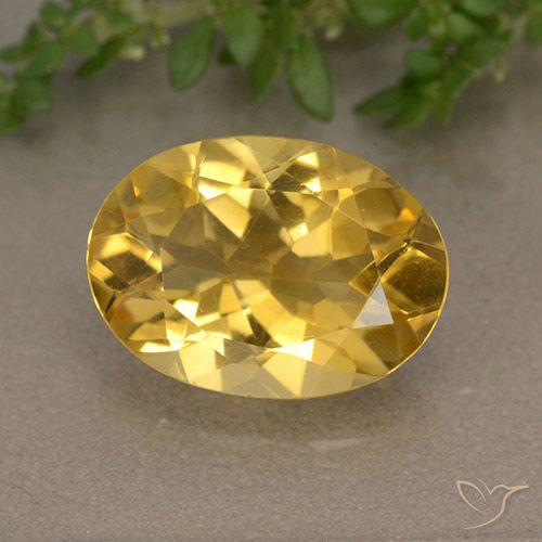 4.87ct Natural Dourado médio Citrino, oval, VVS-VS