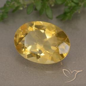 Citrino Dourado médio Natural 4.87ct, oval, VVS-VS