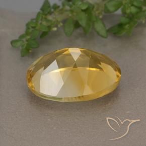 Citrino Laranja Dourado Profundo Natural 5.64ct, oval, VVS-VS