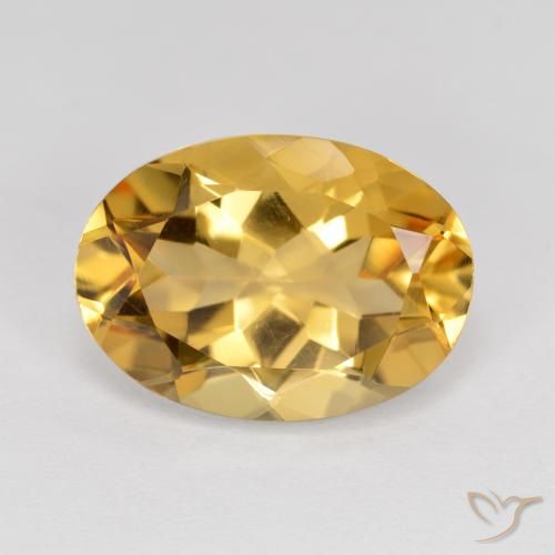 Citrino Dourado Natural 5.47ct, oval, VVS-VS