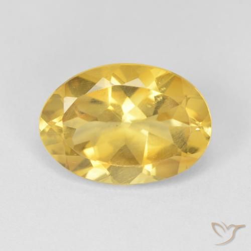 5.09ct Natural Laranja Dourada Citrino, oval, VVS-VS