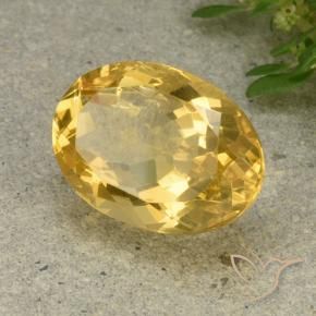 Citrino Dourado médio Natural 5.93ct, oval, VVS-VS