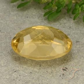 Citrino Dourado médio Natural 5.93ct, oval, VVS-VS