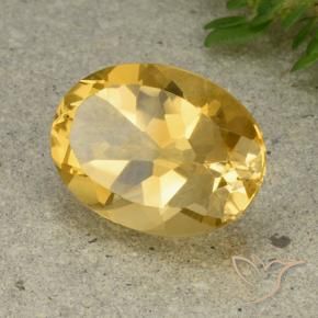 Citrino Laranja Dourada Natural 5.41ct, oval, VVS-VS