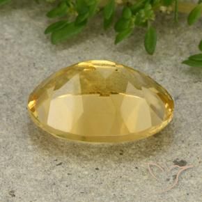 Citrino Laranja Dourada Natural 5.41ct, oval, VVS-VS
