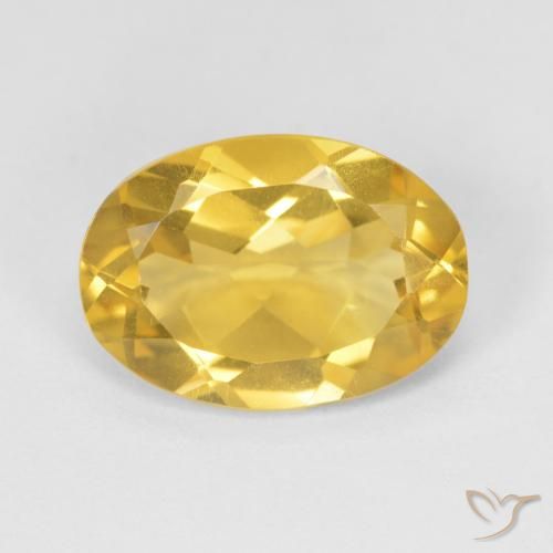 4.82ct Natural ouro médio Citrino, oval, VVS-VS